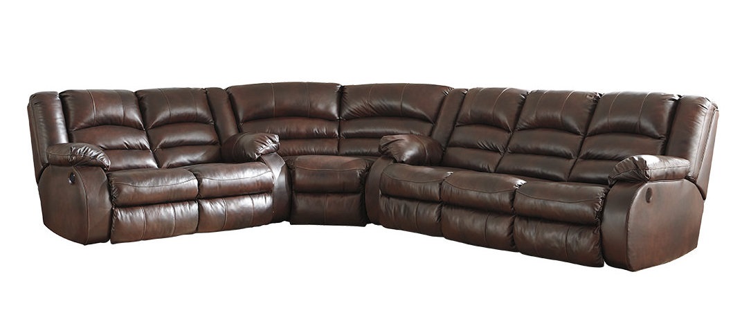 Carlisle Recliner 3 Piece Sectional Pic 4